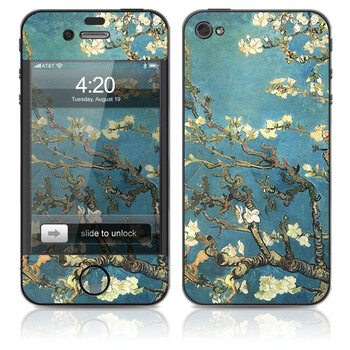 ideaSkin iPhone 4 盛开的杏仁花 手机外壳保护套皮贴膜 ENCJKC362023