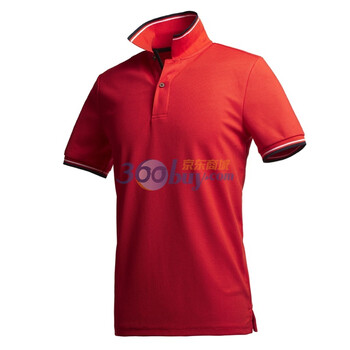 Giordano佐丹奴 Polo 男速干撞色边珠地修身Polo 01011111 橙色 L