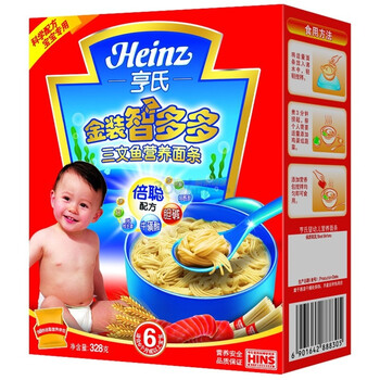 亨氏金装智多多三文鱼营养面条336g