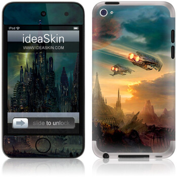 ideaSkin 苹果apple iPod Touch 4 空战 外壳保护套贴膜炫彩贴 DAMC942133