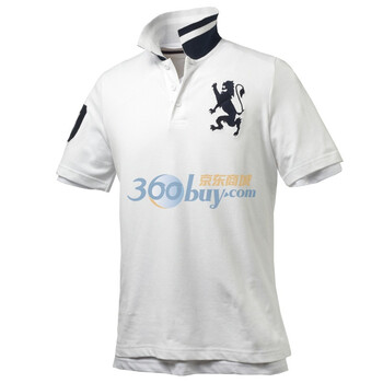 Giordano佐丹奴 Polo 男弹力狮王运动修身Polo 01010180 白色 XL