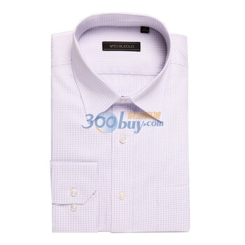 VITO RUFOLO唯阿男士精品衬衫BC8817 紫小块 46