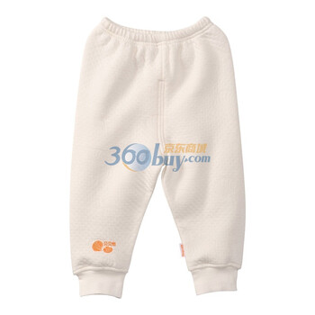 贝贝怡(bornbay) BB107 宝宝服饰 两用裆保暖裤 婴儿童装内衣 米色 92码