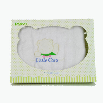 贝亲Little Coro 无捻纱贴锈浴巾（白色） LA13