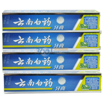 云南白药牙膏（清爽薄荷型）65g*4支