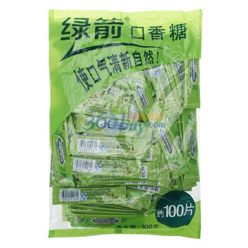 绿箭单片袋装300g