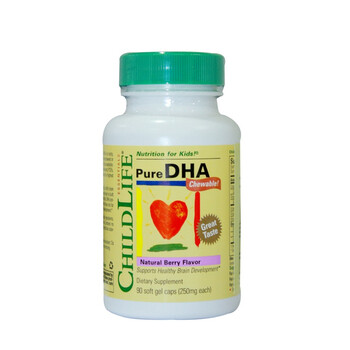 美国进口ChildLife精纯DHA软胶囊 DHA