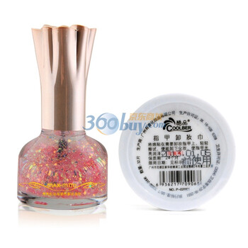 梵希陀MAX-MTM鲜花珐琅明色美甲2件组4#（流光溢彩 04 15ml+酷品卸甲巾32片）