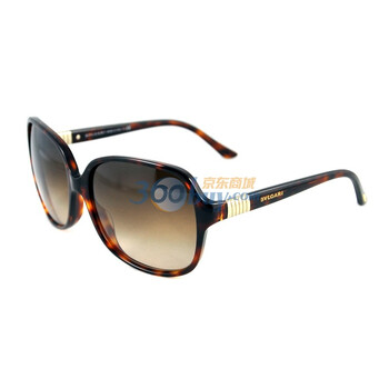 BVLGARI 宝格丽 太阳眼镜fk BV3063 哈瓦那色镜框 褐色镜片