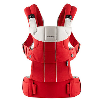 瑞典Babybjorn Comfort Carrier 抱婴袋/婴儿背带/抱带/背带(3.5-12KG)超舒适系列 绯红