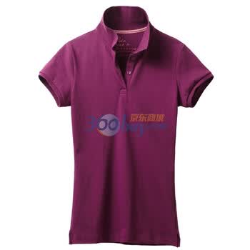 Giordano佐丹奴 Polo 女纤腰弹力粉嫩珠地Polo 01311001 中紫罗兰红 M