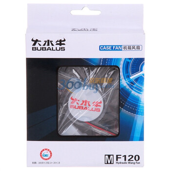 大水牛(BUBALUS)12cm蓝光液压风扇