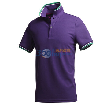 Giordano佐丹奴 Polo 男速干撞色边珠地修身Polo 01011111 紫罗兰 S