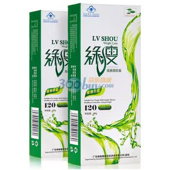 绿瘦LVSHOU 奥赛青 减肥产品 清体排毒组 减肥胶囊0.4g/粒*4粒/板*60板