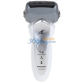 松下（Panasonic） ES-GA20-W 朗达电动剃须刀 雅白 黄金切割3刀头 日本“安莱钢”