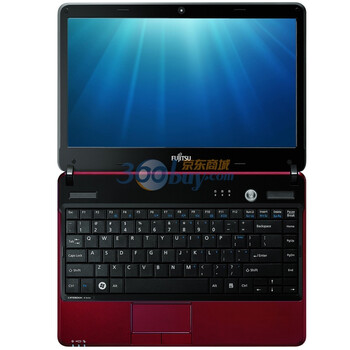 富士通（FUJITSU）BH531 13.3英寸笔记本电脑（i3-2310M 2G 500G D刻 1G独显 HDMI 蓝牙 摄像头 Win7）时尚红