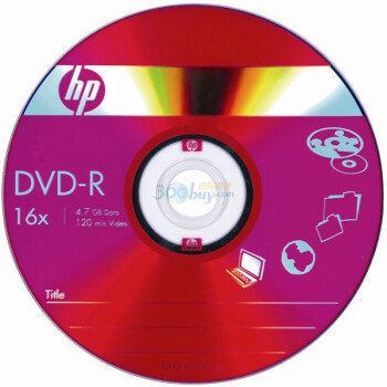 惠普（HP）DVD-R 16速 4.7GB 50片桶装 刻录盘