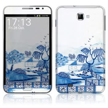 ideaSkin 三星 i9220(GALAXY Note) 皮肤 蓝柳絮 外壳保护套皮贴膜 BAHC202166