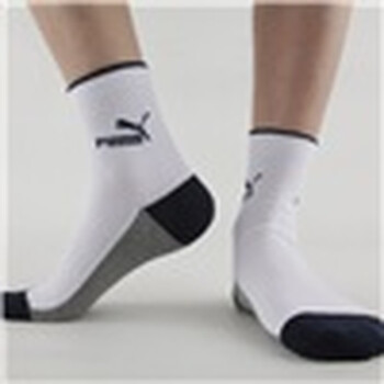PUMA 彪马 男士提花商务休闲 短袜子 靛蓝 25-27cm