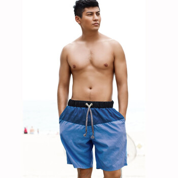2012夏季新品 歌瑞尔思迪男士时尚沙滩短裤游泳度假必备海滩裤 天蓝色 XXL