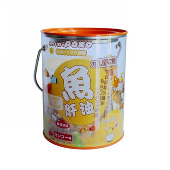 POKO天然鳕鱼肝油软糖(桶装)3g*50粒