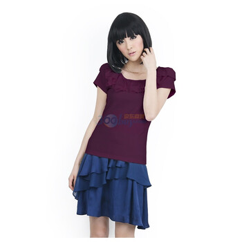 O.SA女装t恤ST00108 玫红色 XL
