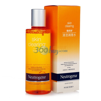露得清Neutrogena 新清滢调理水200ml 爽肤水 控油