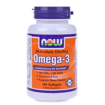 美国NOW诺奥 Omega-3深海鱼油软胶囊 1.4g*100粒（原装进口）