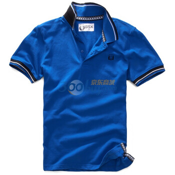 Giordano佐丹奴BSX Polo 男动感炫彩MINI CHE运动POLO 04011300 蓝色 L