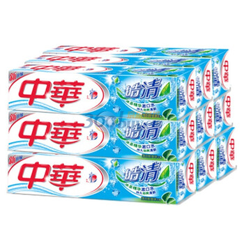 中华皓清牙膏130g*9 冬青酷爽味牙膏