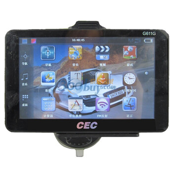 中国电子CEC G611 （黑色） 5寸高清屏 导航仪 内置4G 官方标配