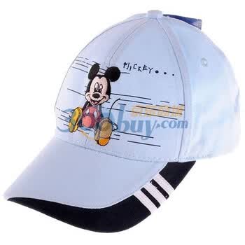 Disney/迪士尼童帽 帽子 米奇图案棒球帽KA0204 天蓝色 54