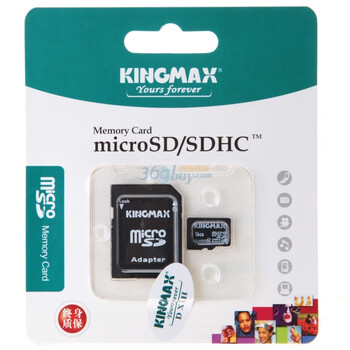 胜创(kingmax) 16G TF(micro SDHC) 高速存储卡(class10) 22MB/S