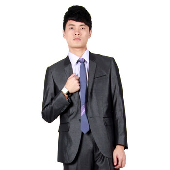 F-DRAGON特色龙 秋冬男装外套商务休闲套西-FXA2231灰色180/96A（52）