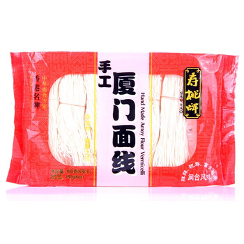 香港名牌 寿桃手工夏门面线 袋装 12袋x180g