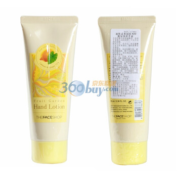 The face shop 迪肤适果园系列柠檬绿茶护手霜70ml