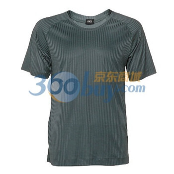 爱慕先生丝光棉罗纹圆领插肩短袖NS12792 绿色 185