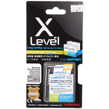 摩米士(MOMAX)三星i8510电池 适用三星i8510H/i8510/D780/D788/G810/G818/i550w/i558等手机
