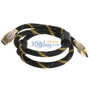 胜为（shengwei）HC-7010A 奢华版专业工程级数字高清一线通HDMI 黑金网 1米