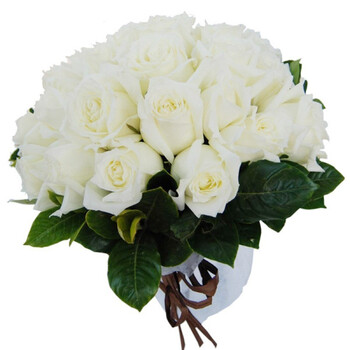 情人节鲜花速递 生日礼物<em>送女友白玫瑰</em>花束21