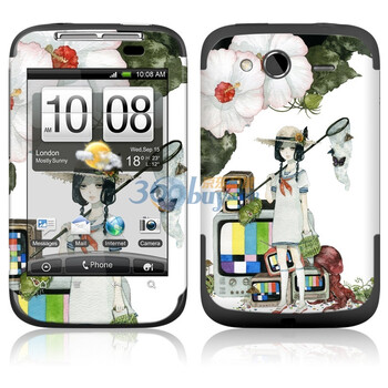 ideaSkin HTC Wildfire S(G13) 皮肤 捕昆虫的女孩 手机外壳保护套皮贴膜 ENDAXC031880