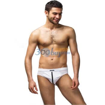 爱帝男士棉莫代尔三角裤0107202501 白色 XXXL