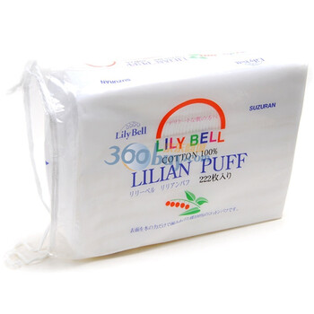 丽丽贝尔 LILY BELL 超厚化妆棉222枚 1包装