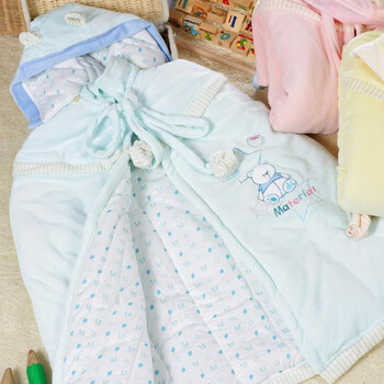 【小素材】婴幼儿/婴儿/宝宝披风 冬季加厚保暖儿童斗篷 礼盒2379 粉红色 0到10岁