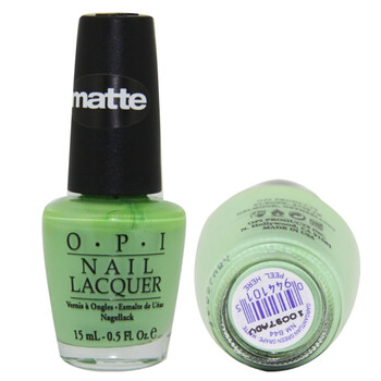 OPI 最新Matte磨砂亚光系列沁凉薄荷绿色 NMB44 15ml