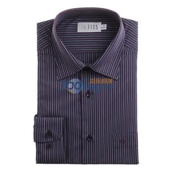 杉杉FIRS 男装新款商务时尚休闲长袖衬衫TC25245 条纹 41