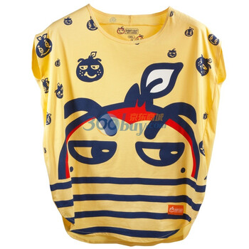 Giordano佐丹奴 T恤 女你我皆有勇气Big Tee 01391096 浅黄色 M