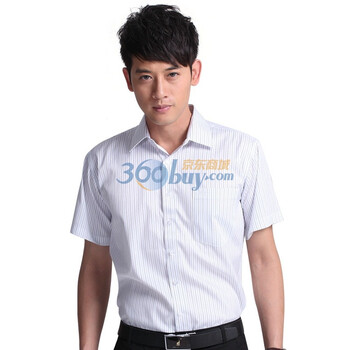 远东FAREAST 男士商务休闲短袖衬衫 K6800 44
