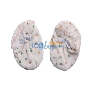 婴之谷2011秋季新品 竹纤维毛巾脚套T4966 浅黄色 59码