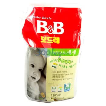 保宁 纤维洗涤剂（香草香）补1300ml*2袋 清洁用品